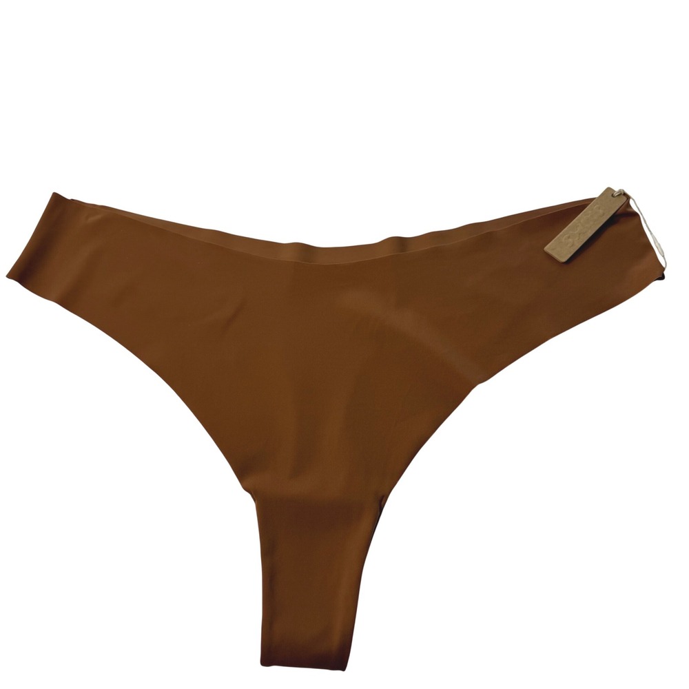 SKIMS Naked Dipped Thong Carmel 3X